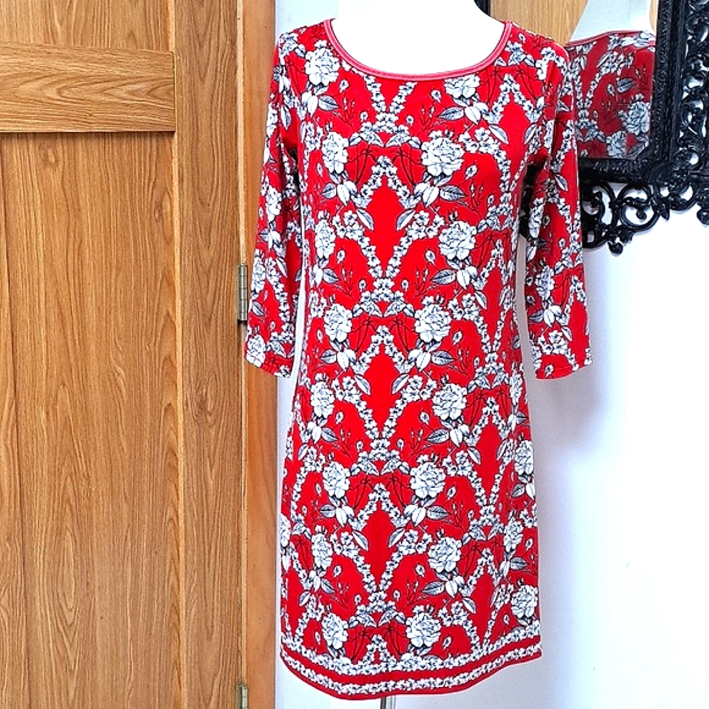 Max studio floral slip on dress